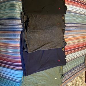 5 Polo t shirts Custom Slim Fit XL